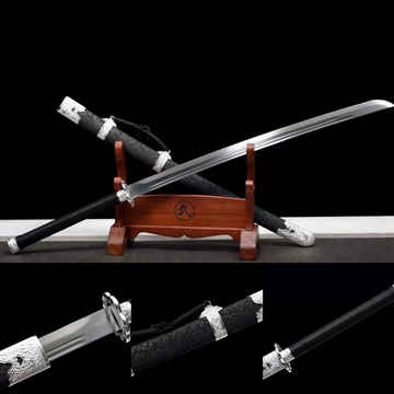 The Saya Naikuroi Handmade Chinese Dao Manganese Steel-Romance of Men